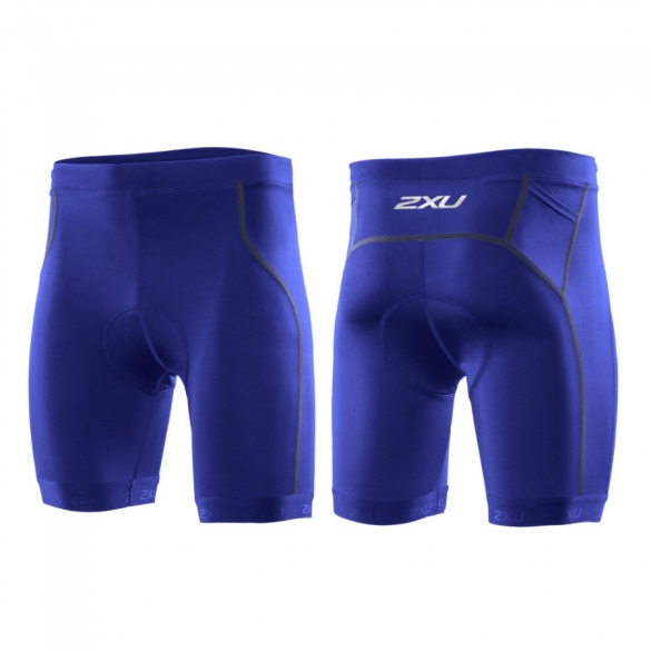 2XU Active tri short heren 2014 MT2717b Nautic blue/Charcoal 2XUMT2717BBLCH